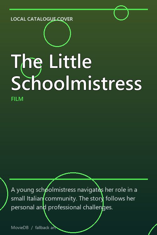 The Little Schoolmistress poster