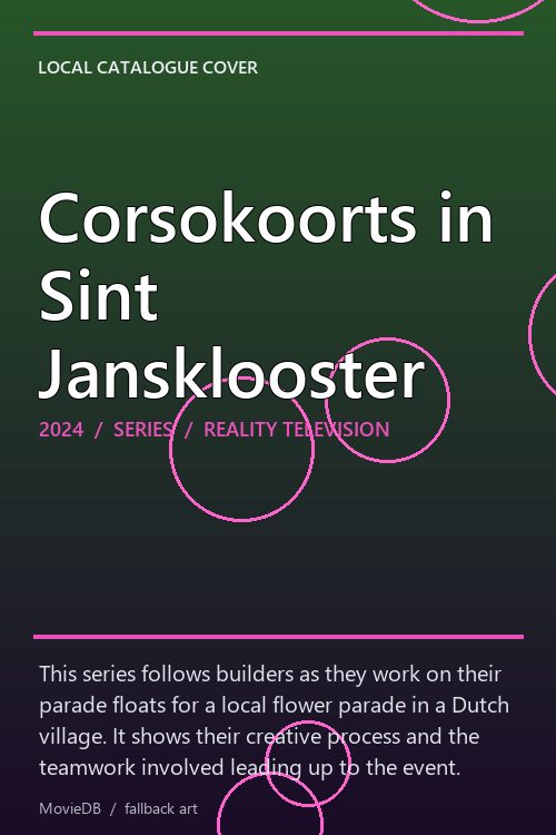 Corsokoorts in Sint Jansklooster poster