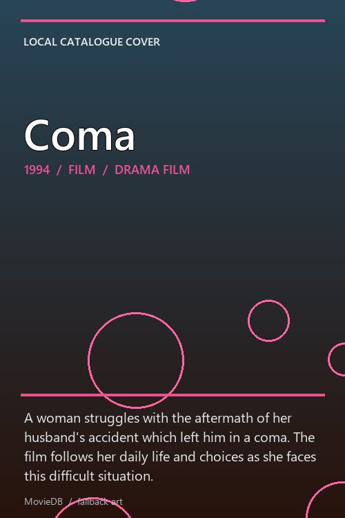 Coma poster