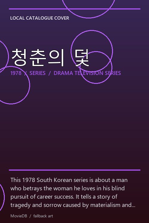 청춘의 덫 poster