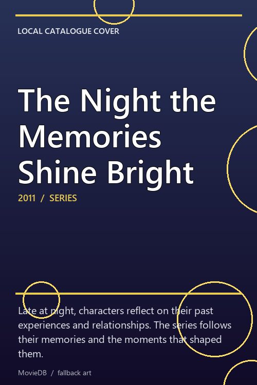 The Night the Memories Shine Bright poster