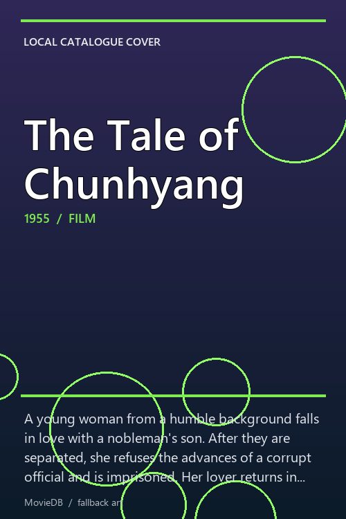 The Tale of Chunhyang poster