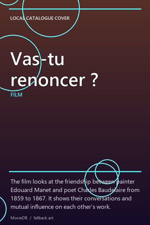 Vas-tu renoncer ? poster