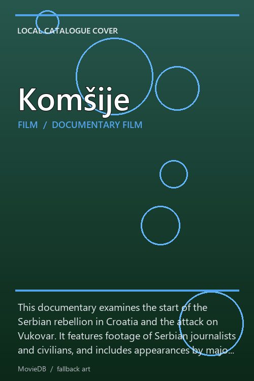 Komšije poster