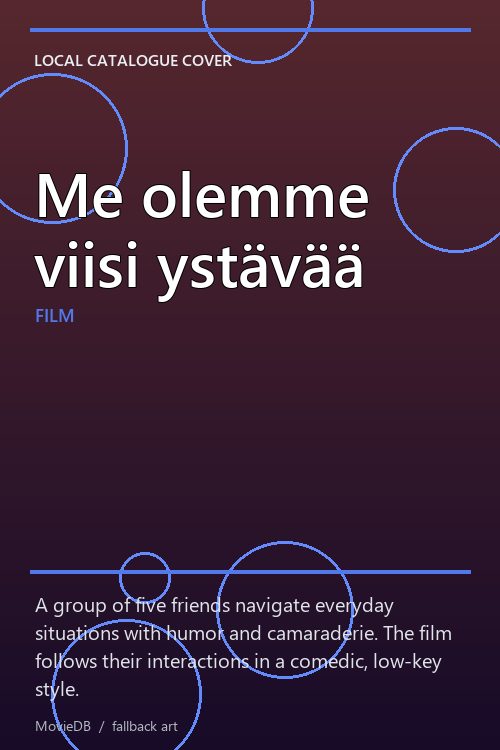 Me olemme viisi ystävää poster