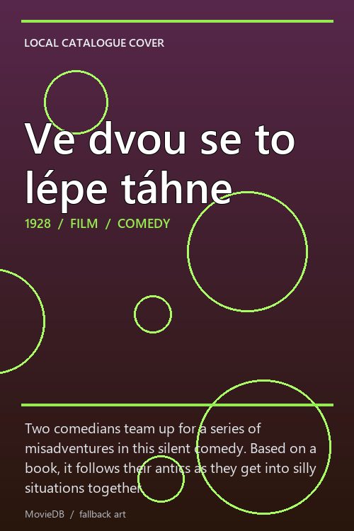 Ve dvou se to lépe táhne poster