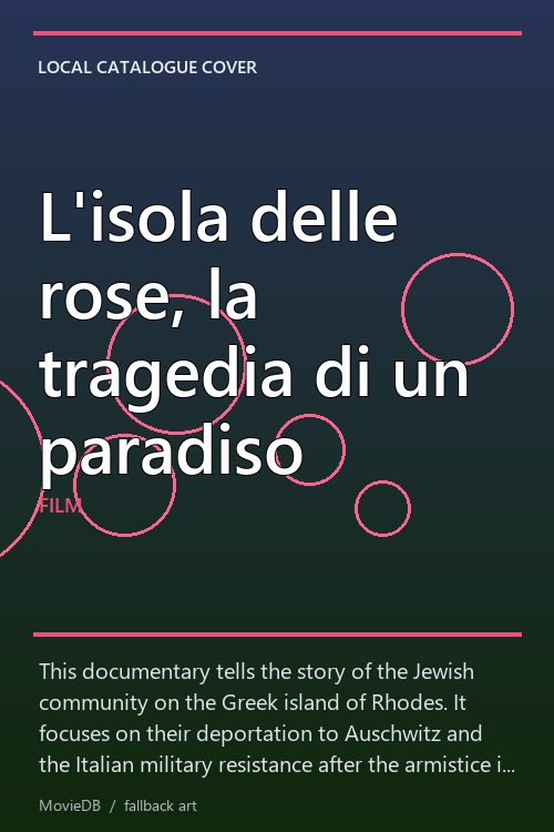 L'isola delle rose, la tragedia di un paradiso poster