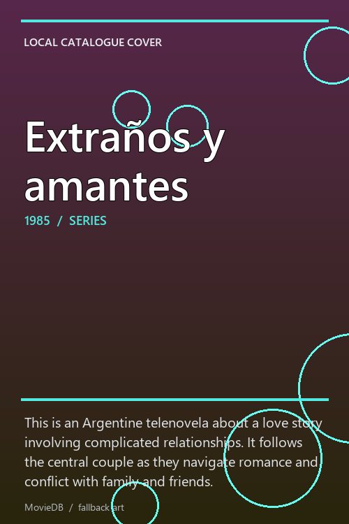 Extraños y amantes poster