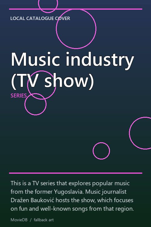 Music industry (TV show) poster