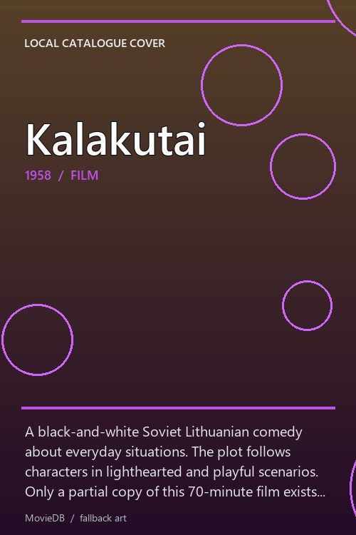 Kalakutai poster