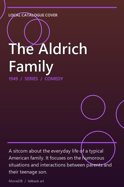 The Aldrich Family poster