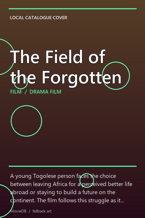 The Field of the Forgotten poster