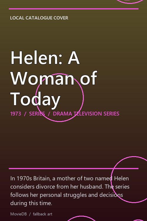 Helen: A Woman of Today poster