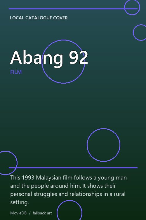 Abang 92 poster