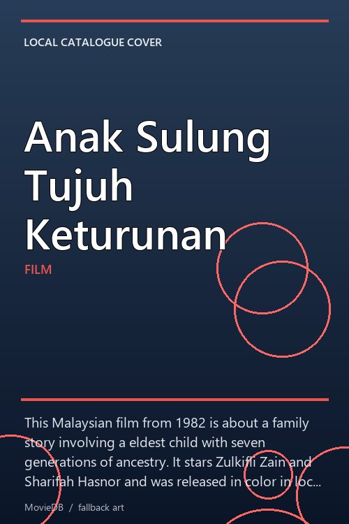 Anak Sulung Tujuh Keturunan poster