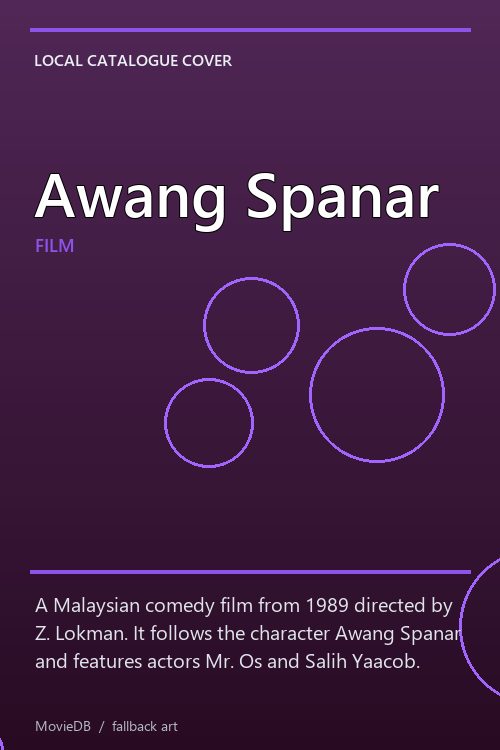 Awang Spanar poster