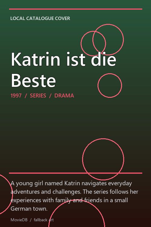 Katrin ist die Beste poster