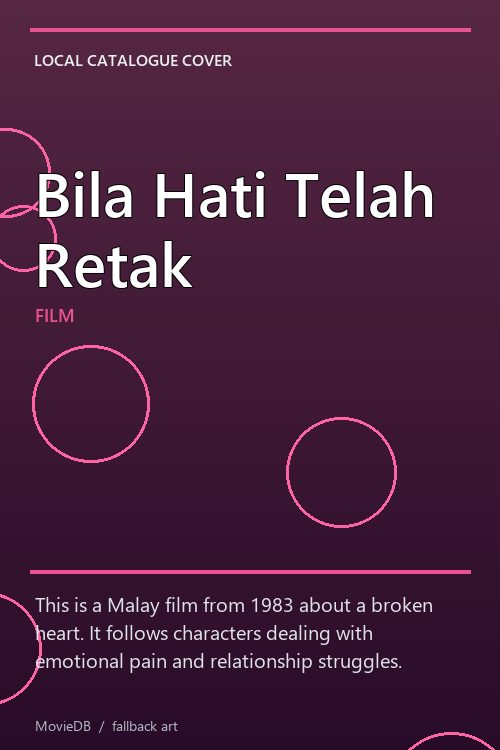 Bila Hati Telah Retak poster