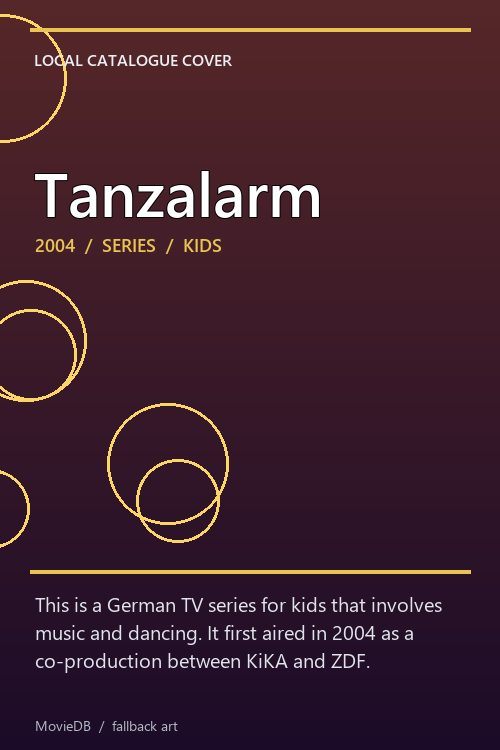 Tanzalarm poster