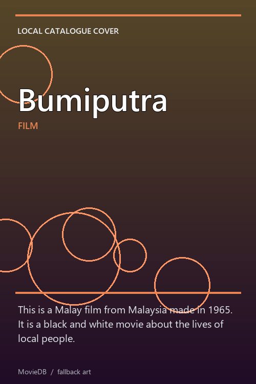 Bumiputra poster