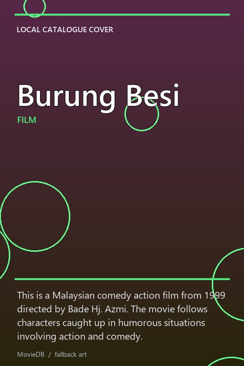 Burung Besi poster