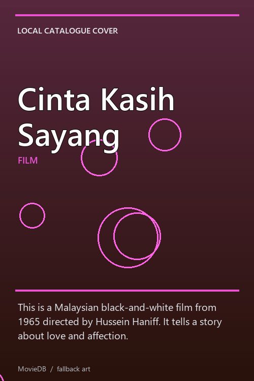 Cinta Kasih Sayang poster