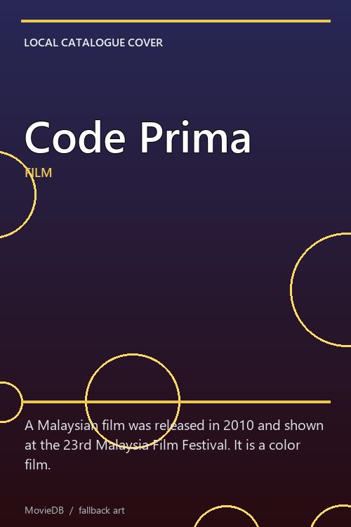 Code Prima poster