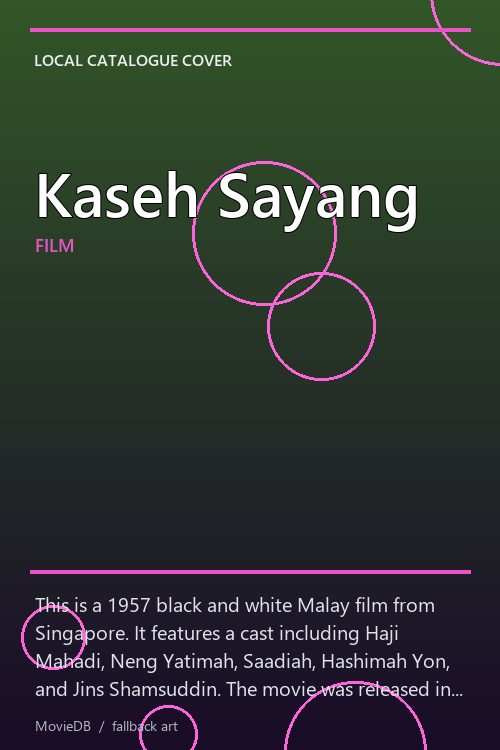 Kaseh Sayang poster