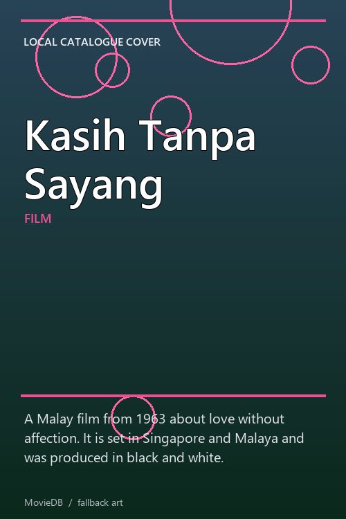 Kasih Tanpa Sayang poster