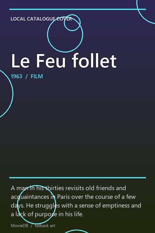 Le Feu follet poster