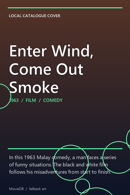 Enter Wind, Come Out Smoke poster