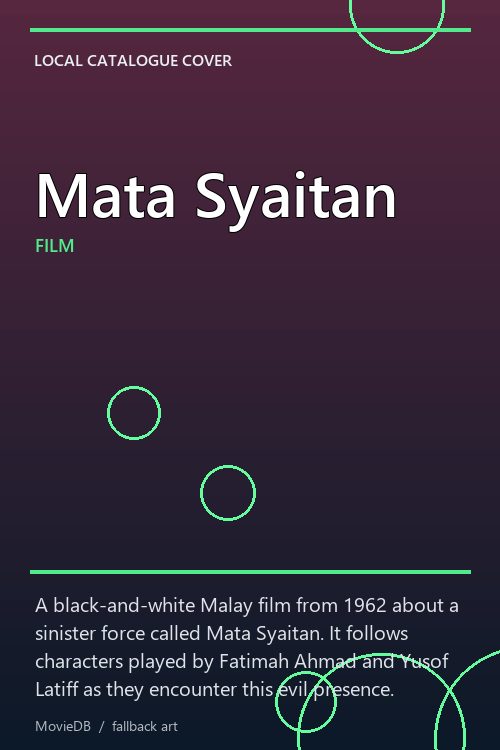 Mata Syaitan poster