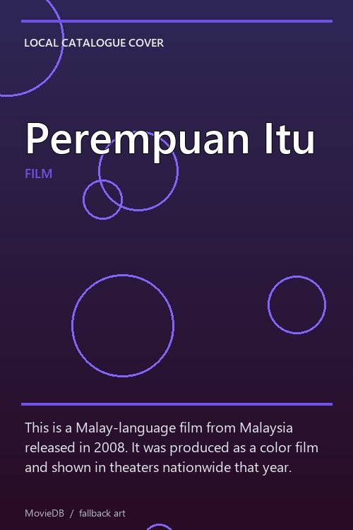 Perempuan Itu poster