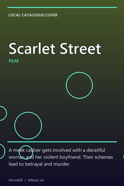 Scarlet Street poster