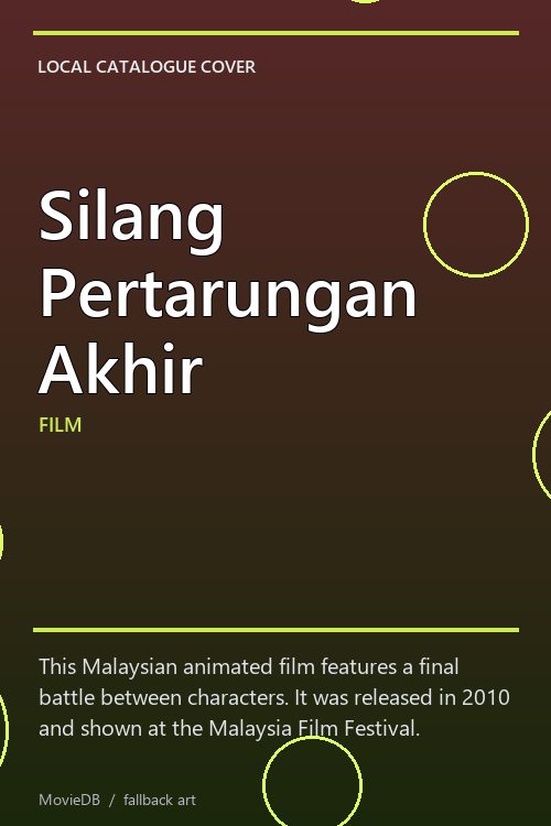 Silang Pertarungan Akhir poster