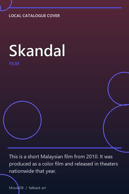 Skandal poster