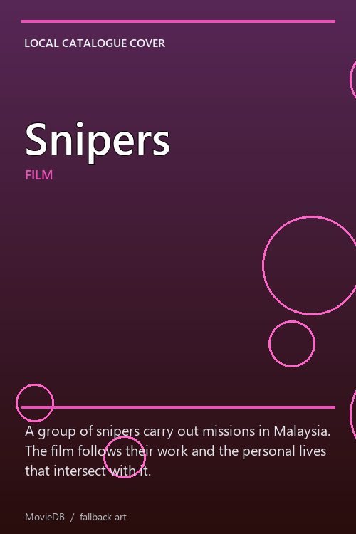 Snipers poster
