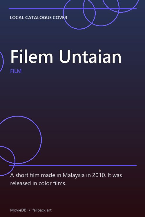 Filem Untaian poster
