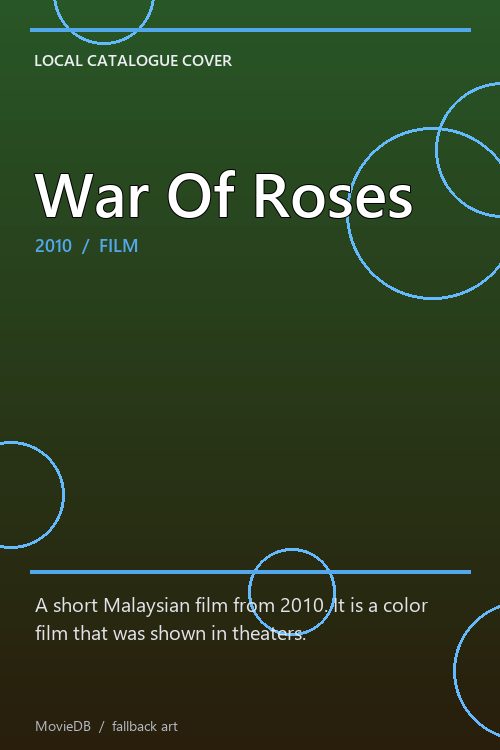 War Of Roses poster
