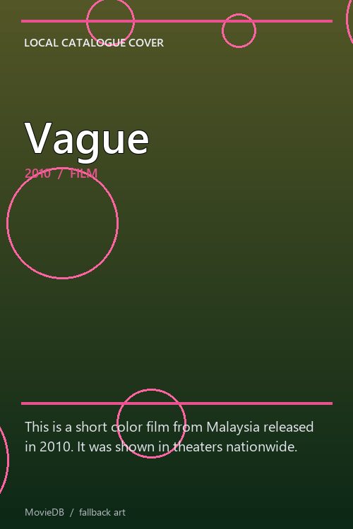 Vague poster