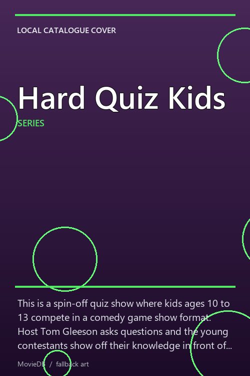 Hard Quiz Kids poster