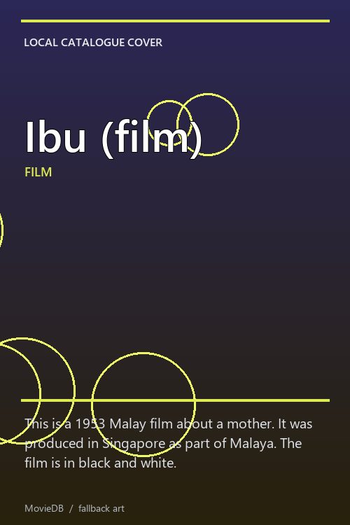 Ibu (film) poster