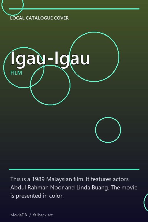 Igau-Igau poster
