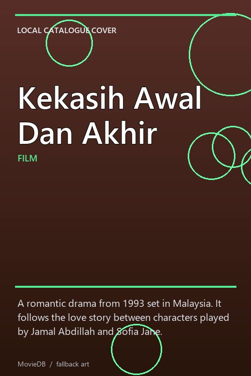 Kekasih Awal Dan Akhir poster