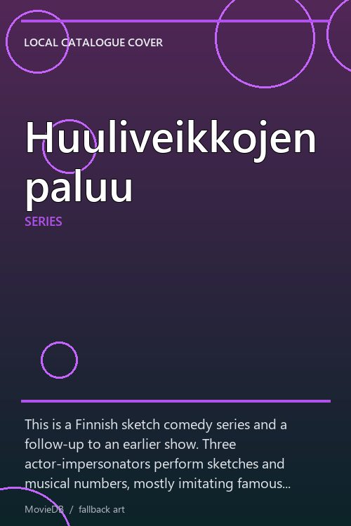 Huuliveikkojen paluu poster