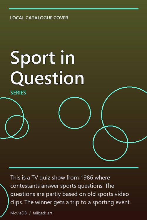 Sport in Question poster