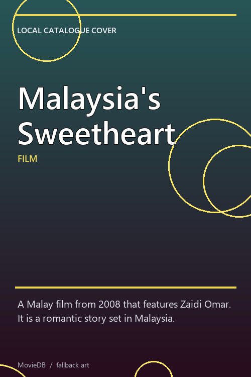 Malaysia's Sweetheart poster