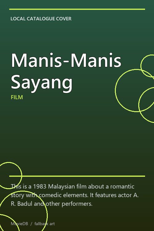 Manis-Manis Sayang poster
