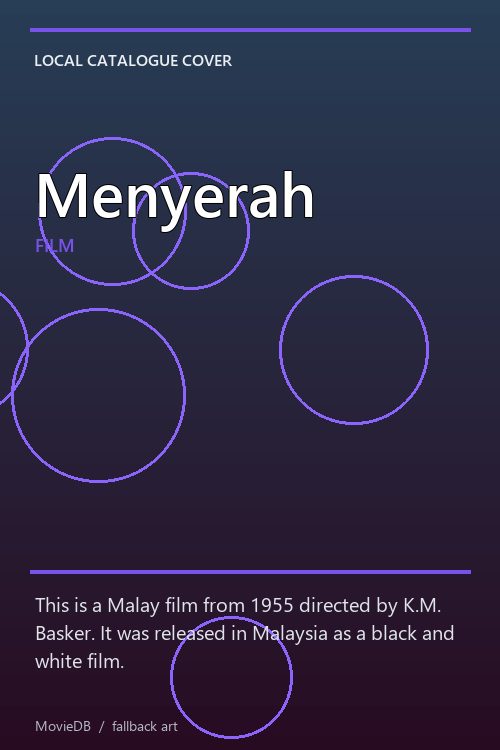 Menyerah poster