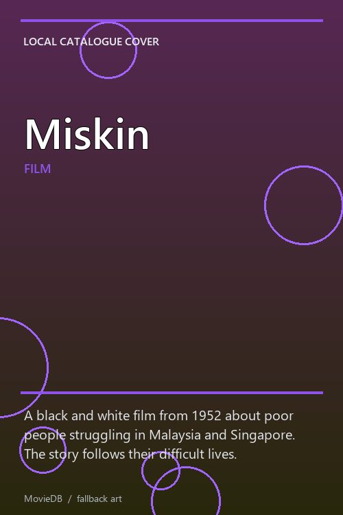 Miskin poster